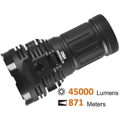 Φακός Μεγάλης Ισχύος ACEBEAM X50 2.0 + Μπαταρία Φακός Μεγάλης Ισχύος ACEBEAM X50 2.0 + Μπαταρία