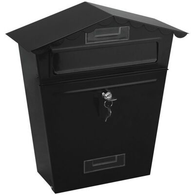OEM Γραμματοκιβώτιο Μεταλλικό Μαύρο "Country" 29.5x10.5x35.5cm OEM Γραμματοκιβώτιο Μεταλλικό Μαύρο "Country" 29.5x10.5x35.5cm