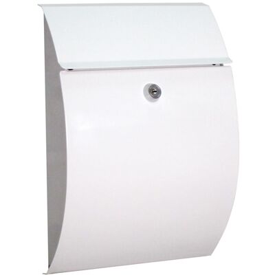 OEM Γραμματοκιβώτιο Μεταλλικό Λευκό "Design" 21.5x70x30cm OEM Γραμματοκιβώτιο Μεταλλικό Λευκό "Design" 21.5x70x30cm