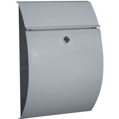 OEM Γραμματοκιβώτιο Μεταλλικό Ασημί "Design" 21.5x70x30cm OEM Γραμματοκιβώτιο Μεταλλικό Ασημί "Design" 21.5x70x30cm