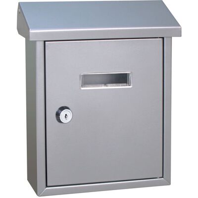 OEM Γραμματοκιβώτιο Μεταλλικό Ασημί "Easy" 19x8x25.5cm OEM Γραμματοκιβώτιο Μεταλλικό Ασημί "Easy" 19x8x25.5cm