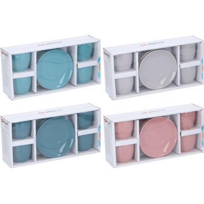 OEM Σετ Φλιτζάνι & Πιατάκι 8Τμχ Σε 4 Χρώματα Espresso OEM Σετ Φλιτζάνι & Πιατάκι 8Τμχ Σε 4 Χρώματα Espresso