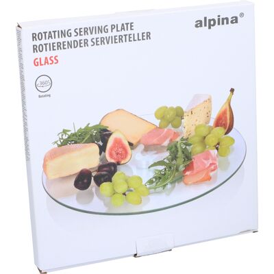 Περιστρεφόμενη Πιατέλα Γυαλί Φ32cm ALPINA Περιστρεφόμενη Πιατέλα Γυαλί Φ32cm ALPINA