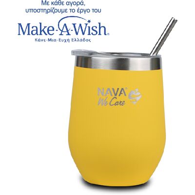 Nava - 10-262-103 - Κίτρινο - 360ml - Θερμός κύπελλο Nava - 10-262-103 - Κίτρινο - 360ml - Θερμός κύπελλο