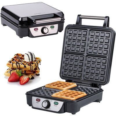 Βαφλιέρα Κεραμική Για 4 Βάφλες 1100W FIRST AUSTRIA FA-5305-3 Βαφλιέρα Κεραμική Για 4 Βάφλες 1100W FIRST AUSTRIA FA-5305-3