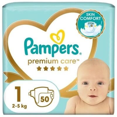 Πάνες Pampers Premium Care - Νεογέννητο Πάνες Pampers Premium Care - Νεογέννητο
