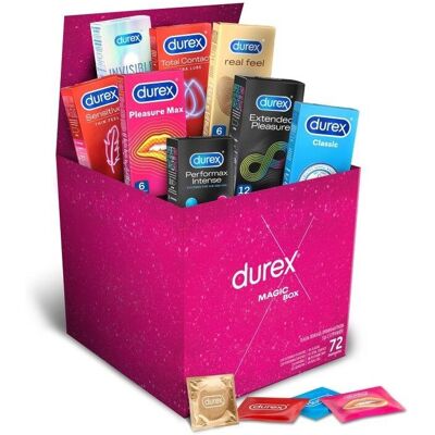 Durex Magic Box - Ποικιλία Προφυλακτικών - 72 τεμάχια Durex Magic Box - Ποικιλία Προφυλακτικών - 72 τεμάχια