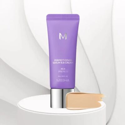 Missha M Perfect Cover Serum BB Cream #23 Natural Beige SPF50+ 20mL Missha M Perfect Cover Serum BB Cream #23 Natural Beige SPF50+ 20mL