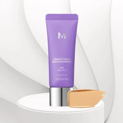 Missha M Perfect Cover Serum BB Cream 27 Honey Beige - BB Κρέμα Missha M Perfect Cover Serum BB Cream 27 Honey Beige - BB Κρέμα