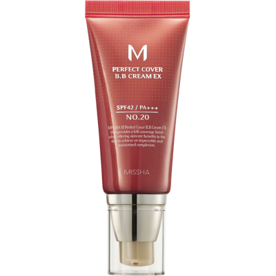 Missha M Perfect Cover ΒΒ Cream No. 20 Cool Beige SPF 42 PA+++ 50ml Missha M Perfect Cover ΒΒ Cream No. 20 Cool Beige SPF 42 PA+++ 50ml