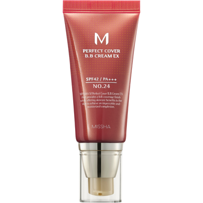 Missha M Perfect Cover ΒΒ Cream No. 24 Cool Natural Beige SPF 42 PA+++ 50ml Missha M Perfect Cover ΒΒ Cream No. 24 Cool Natural Beige SPF 42 PA+++ 50ml