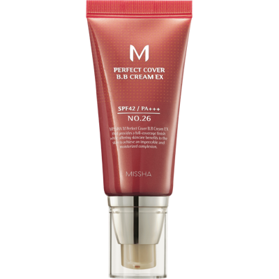 Missha M Perfect Cover ΒΒ Cream No. 26 Natural Caramel SPF 42 PA+++ 50ml Missha M Perfect Cover ΒΒ Cream No. 26 Natural Caramel SPF 42 PA+++ 50ml