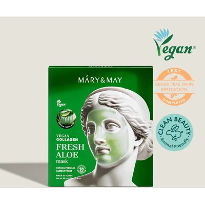 Mary & May Vegan Collagen Fresh Aloe Mask 30g Mary & May Vegan Collagen Fresh Aloe Mask 30g