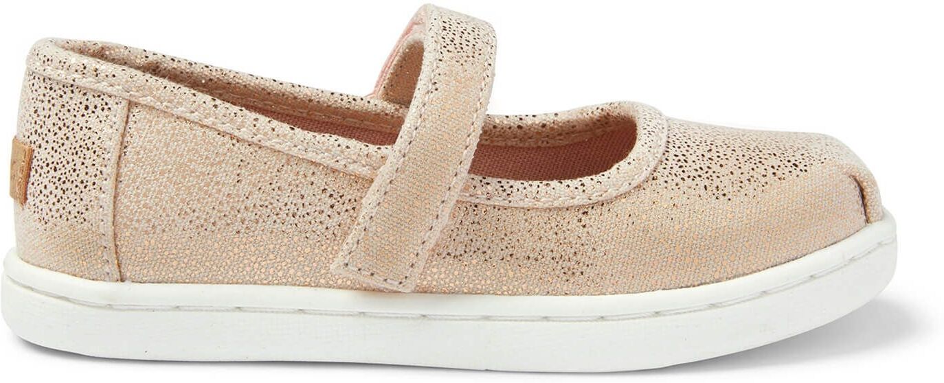 TOMS ROSE GOLD IRIDESCENT DROP TN M JANE FLAT (10014608)