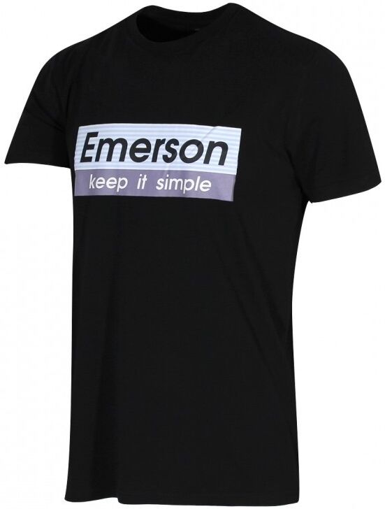 EMERSON MEN'S S/S TSHIRT (191.EM33.72-BLACK)