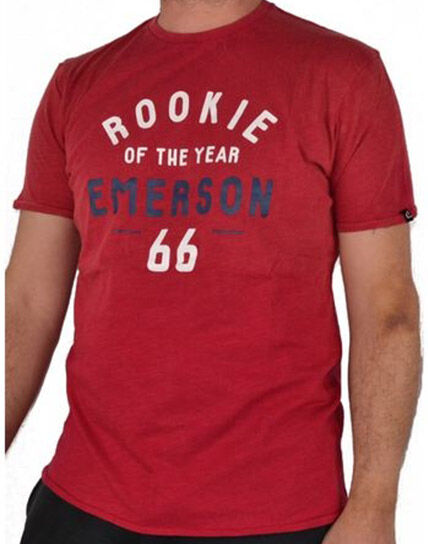 EMERSON MEN'S S/S T-SHIRT WITH SPRAY(181.EM33.91S-SL RED)