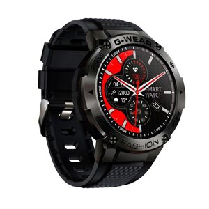 Microwear smartwatch k28h  Μαύρη κάσα / Μαύρο λουρί σιλικόνης  Μέγεθος:One Size