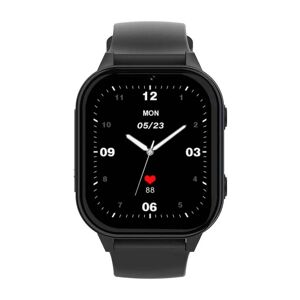 WONLEX Smartwatch KT19 Pro - Μαύρη κάσα / Μαύρο λουρί σιλικόνης  Μαύρη κάσα / Μαύρο λουρί σιλικόνης  Μέγεθος:One Size