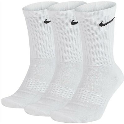 Nike Everyday Cushioned Αθλητικές Κάλτσες Λευκές 3 Ζεύγη SX7664-100 Nike Everyday Cushioned Αθλητικές Κάλτσες Λευκές 3 Ζεύγη SX7664-100