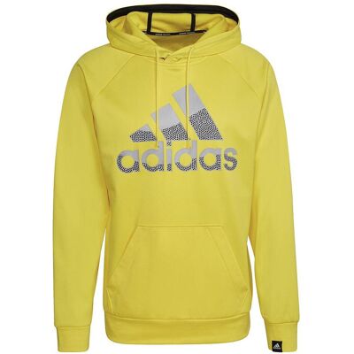 ADIDAS AEROREADY Game and Go Big Logo Hoodie HK9826 ADIDAS AEROREADY Game and Go Big Logo Hoodie HK9826
