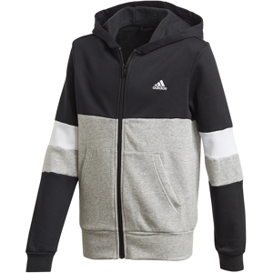 ADIDAS Young Boys Linear Colorbock Fullzip Hoodie GD6328 ADIDAS Young Boys Linear Colorbock Fullzip Hoodie GD6328