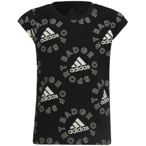 adidas Παιδικό T-shirt Μαύρο HA4016 adidas Παιδικό T-shirt Μαύρο HA4016