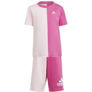 ADIDAS Little Kids Essentials Colorblock T-Shirt Set IQ4104 ADIDAS Little Kids Essentials Colorblock T-Shirt Set IQ4104
