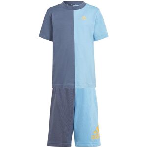 ADIDAS Little Kids Essentials Colorblock T-Shirt Set IS2677 ADIDAS Little Kids Essentials Colorblock T-Shirt Set IS2677