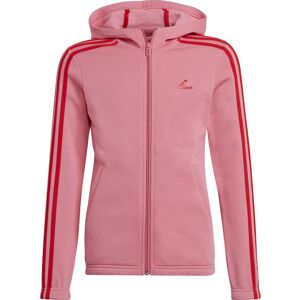 ADIDAS GIRLS ESSENTIALS 3S FLEECE FULL-ZIP GS2197 ADIDAS GIRLS ESSENTIALS 3S FLEECE FULL-ZIP GS2197