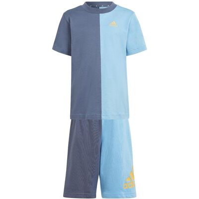 ADIDAS Little Kids Essentials Colorblock T-Shirt Set IS2677 ADIDAS Little Kids Essentials Colorblock T-Shirt Set IS2677