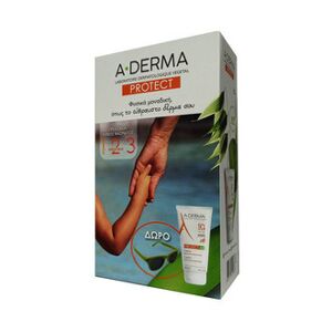 A-Derma Protect AD Βρεφική -Παιδική Αντηλιακή Κρέμα με SPF50 για ξηρό δέρμα με τάση Ατοπίας για Πρόσωπο & Σώμα 150ml με δώρο Παιδικά Γυαλιά Ηλίου