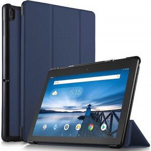 Oem Trifold Θήκη Βιβλίο με Σιλικόνη Flip Cover Για Samsung Galaxy Tab A7 (2020) 10.4" Σκούρο - Μπλε