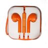 OEM Ακουστικά Stereo (Hands Free) Με Ρυθμιστή Για Apple Πορτοκαλί
