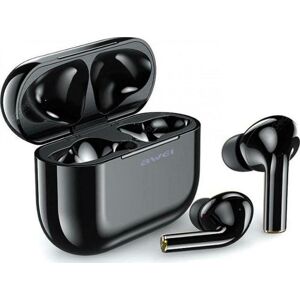 Awei T29 In-ear Bluetooth Handsfree Ακουστικά με Αντοχή στον Ιδρώτα και Θήκη Φόρτισης Μαύρο