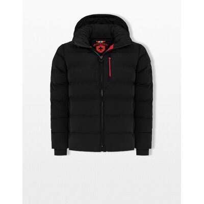 WELLENSTEYN Ανδρικό Μαύρο Blackbird Short Puffer Jacket L,XL WELLENSTEYN Ανδρικό Μαύρο Blackbird Short Puffer Jacket L,XL