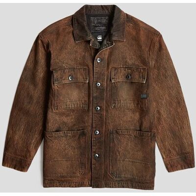G-STAR Ανδρικό Καφέ Chore Jacket Medium,Large,XL G-STAR Ανδρικό Καφέ Chore Jacket Medium,Large,XL