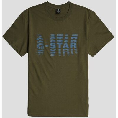 G-STAR Ανδρικό Χακί Shattered T-Shirt In Green Medium,XXL G-STAR Ανδρικό Χακί Shattered T-Shirt In Green Medium,XXL