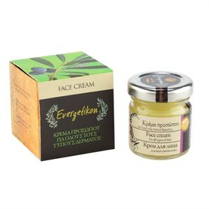 Evergetikon Φυσικά Καλλυντικά Κρέμα προσώπου με ελαιόλαδο & μελισσοκέρι Evergetikon 40ml