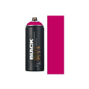 MONTANA CANS SPRAY CANS BLACK 400ML PINK - PINK -MONT-BLK-CANS-PINK-PINK- size: ONE SIZE-