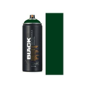 MONTANA CANS SPRAY CANS BLACK 400ML GREEN COLORS - GREEN-MONT-BLK-CANS-GREEN-GREEN- size: ONE SIZE-