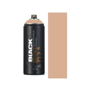 MONTANA CANS SPRAY CANS BLACK 400ML BROWN-BEIGE COLORS - BEIGE-MONT-BLK-CANS-BROWN-BEIGE- size: ONE SIZE-