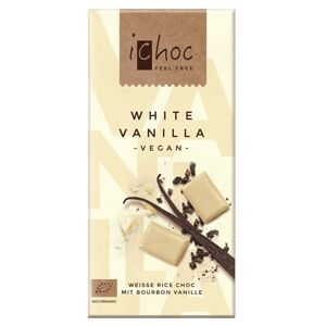 Vivani Vegan Λευκή Σοκολάτα Βανίλια με Ρόφημα Ρυζιού 80gr