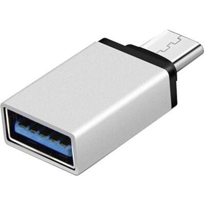 Oem USB Type C σε USB OTG Αντάπτορας Ασημί Oem USB Type C σε USB OTG Αντάπτορας Ασημί