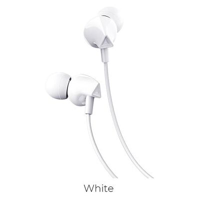 Ακουστικά Hoco M60 λευκά - In-ear, μικρόφωνο, 3.5mm υποδοχή Ακουστικά Hoco M60 λευκά - In-ear, μικρόφωνο, 3.5mm υποδοχή