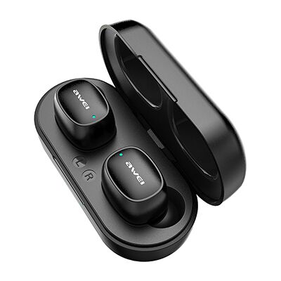 Awei T13 Ασύρματα Bluetooth Ακουστικά Αδιάβροχα Bluetooth 5.0 TWS Μαύρο Awei T13 Ασύρματα Bluetooth Ακουστικά Αδιάβροχα Bluetooth 5.0 TWS Μαύρο
