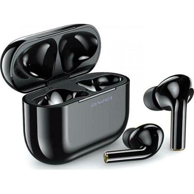 Awei T29 In-ear Bluetooth Handsfree Ακουστικά με Αντοχή στον Ιδρώτα και Θήκη Φόρτισης Μαύρο Awei T29 In-ear Bluetooth Handsfree Ακουστικά με Αντοχή στον Ιδρώτα και Θήκη Φόρτισης Μαύρο