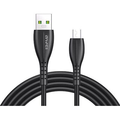 Awei Regular CL-115M USB 2.0 to micro USB Cable Μαύρο 1.0 m Awei Regular CL-115M USB 2.0 to micro USB Cable Μαύρο 1.0 m