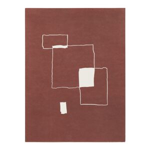 Kave Home Εκτύπωση σε χαρτί Evilda, κόκκινο, 42 x 56 εκ