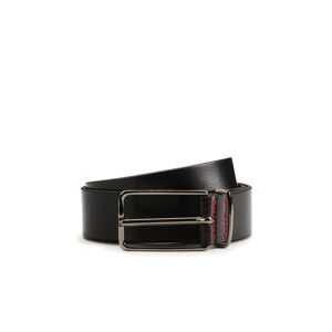 Hugo Leather belt with silver-tone buckle