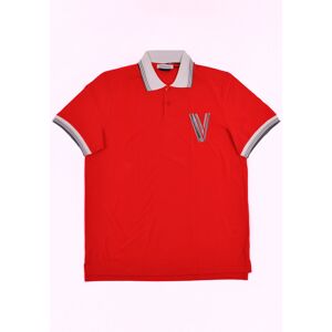 Versace Collection Versace Polo Μπλούζα σε Regular γραμμή - VJ0PC20 V9J303 V622 Red